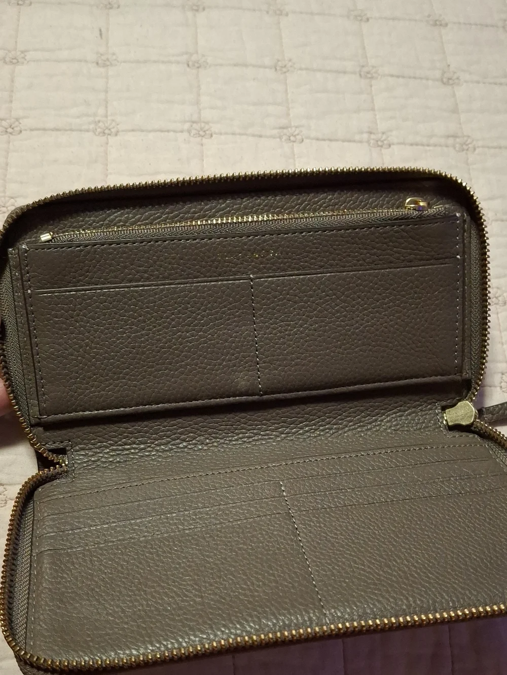 Tory Burch pebbled leather